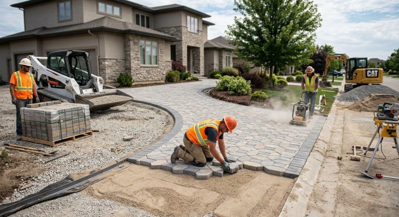 Stone Driveway Construction in Ogden, UT